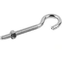 Cofan Parafuso Gancho Com Porca M10x70 Mm 25 Unidades