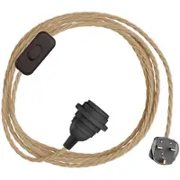 Creative Cables Porta-lâmpada Com Cabo Snakebis Twisted Shade Ready E27