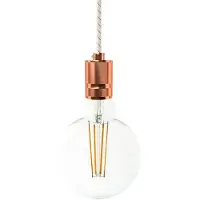 Creative Cables Luminária Pendente Sem Lâmpada Knurled