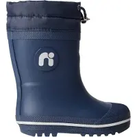 Name It Mini Bota de borracha 'NMNNUNO' azul escuro / branco
