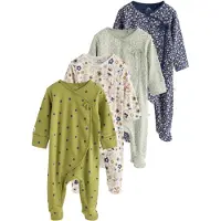 Next Pijama ecru / azul escuro / menta / kiwi