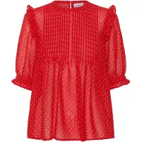 Saint tropez Blusa 'Sabatina' vermelho