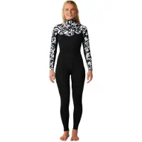 Rip Curl Fato De Neoprene De Manga Comprida Com Fecho No Peito Para Mulher Dawn Patrol Pro 3/2 Mm