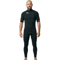 West Fato De Neoprene De Manga Curta Com Fecho No Peito Lotus Fluid 2/2 Mm