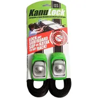 FCS Correias De Amarração 2.5m/8 Ft Kanulock Lockable Set