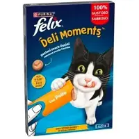 Purina Felix Deli Moments Comida úmida Para Gatos Sabor Frango 11x4x10g