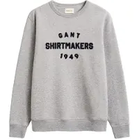Gant Sweatshirt cinzento / preto