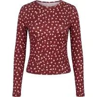 About You Camisa 'Rosanna' creme / bordeaux