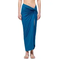 Sundek Sarongue Pareo Skirt In Lycra