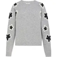Usha Pullover ecru / cinzento claro / preto