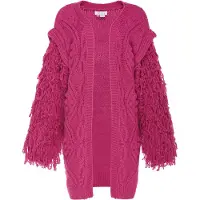 IZIA Casaco de malha rosa