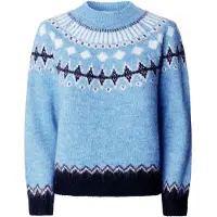 Pepe Jeans para mulher. PL7000220 Camisola Allura azul (XS), Casual, Poliéster