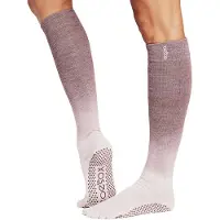 Toesox Meias Full Toe Scrunch Knee High Pilates Grip