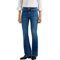 Pepe Jeans para mulher. PL20509244AD Jeans Bootcut Piper Azul (33/30), Casual, Algodão, Denim
