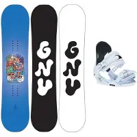 Gnu Snowboard Júnior Recess Package Grom