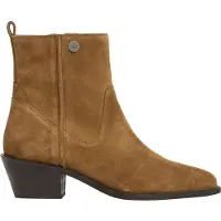 Pepe Jeans para mulher. PLS500054 Botas de pele Lake Basic castanhas (36), Marrom, 1 a 3cm, Serraje, Zíper, Casual
