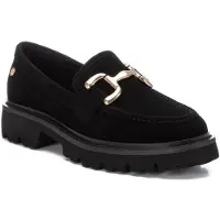 Carmela para mulher. 16195201-NEGRO Mocassins em pele 161952 preto (36), Couro, Plano, Nenhum, Casual