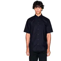Armani Exchange para homem. XM001935AF16631UB101 Camisa Jacquard marinho (XXL), Casual, Algodão, Manga curta