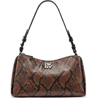DKNY para mulher. R63DME54 Bolsa Remy marrom (OSFA), Casual, Animal print, Poliuretano