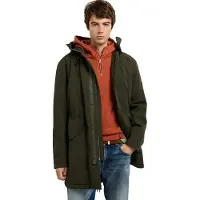 Pepe Jeans para homem. PM4027355 Parka Fish Tail verde (L), Casual, Poliamida