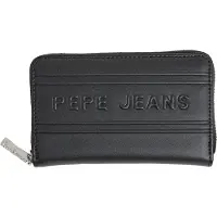 Pepe Jeans para mulher. PL0700050 Carteira Marrell preta (OSFA), Preto, Casual, Poliuretano