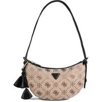 GUESS para mulher. HWJP2253180 Bolsa de ombro conversível Katie bege (OSFA), Casual, Poliéster