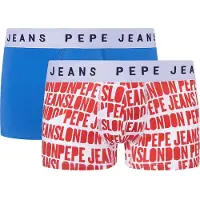 Pepe Jeans Boxers Allover Logo Trunk 2 Unidades