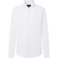 Hackett para homem. HM3010877 Camisa Gmd Giro Inglese branco (XXL), Algodão, Clássico, Manga comprida