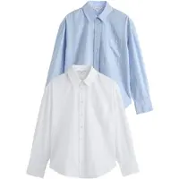 Next Blusa azul claro / branco
