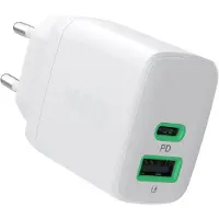 Green Cell Carregador De Parede Usb-a E Usb-c Powersource Duo30