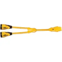 Marinco Cabo Adaptador Eel Em Y 125/macho Para Fêmea 50a 2-50a 250v 125v