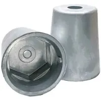 PLASTIMO Ânodo De Zinco Hexagonal 50 Mm