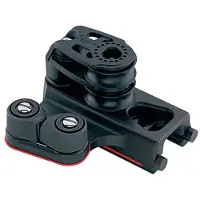 Harken Controles Duplos Do Carrinho Da Escota Com Mordedor Para Barco Pequeno Com Bolina 2 Unidades