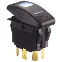 Goldenship Mom On-off-mom On 6 Terminais Painel Interruptor Led