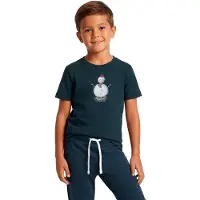 Super.natural Camiseta De Manga Curta Snowman Regular Fit