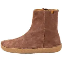 El naturalista para mulher. 2606311FQ005_012 Botins de Pele N6063 Tami castanho claro (41), Couro, Marrom, Plano, Camurça, Zíper, Casual