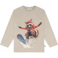 Hust & Claire Camisola 'Anton Racoon' areia / castanho / laranja escuro
