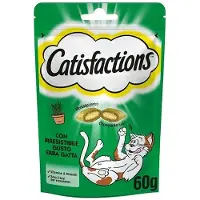 Mars Petisco Para Gatos Catisfactions Com Erva-gateira 60g 6 Unidades