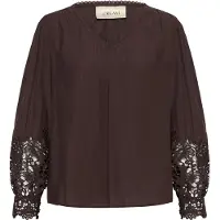 Cream Blusa 'Tina' mocha