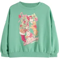 Next Sweatshirt castanho claro / verde / rosa / branco