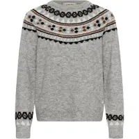 Cream Pullover acinzentado