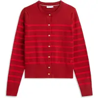 Tommy Hilfiger Casaco de malha vermelho / vermelho escuro