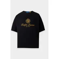 Ralph Lauren para homem. 710B28747002 Camiseta Relaxed Fit preta (M), Preto, Casual, Algodão, Manga curta