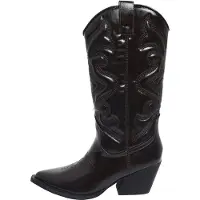 Bianco Botas de cowboy 'JODY' castanho escuro