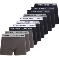 Jack & Jones Boxers 'JACJOE' azul noturno / cinzento / acinzentado / branco
