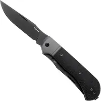Kizer Cutlery Trestle TP AirTi K3761TPA3, PVD BD1N, Gray Aluminum, Black Micarta navalha, Azo design