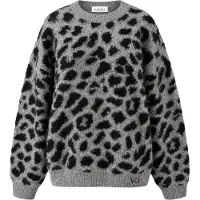 VERSTIQUE Pullover cinzento / preto