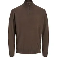 JJ REBEL Pullover 'JREBBIRCH' castanho
