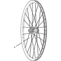 Zipp Raio Cx-ray J-bend External With Titanium Washers 3 Unidades