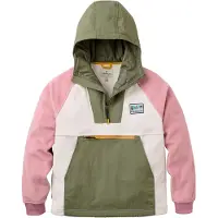 Passenger - Marcas - Alexander Hooded Polartec Fleece W Dusty Olive White Sand para Mulher - Tamanho S - Caqui